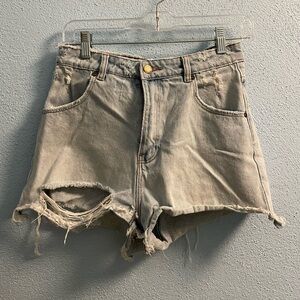 Denim shorts